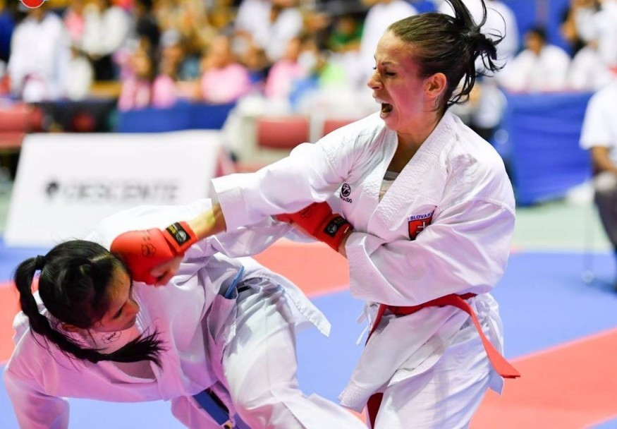 Kumite finals came to the fore on the second and last day in Okinawa ©WKF
