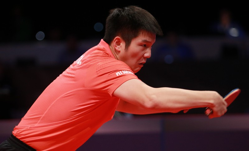 Kristian Karlsson will take on Fan Zhendong for a place in the final of the World Cup ©ITTF