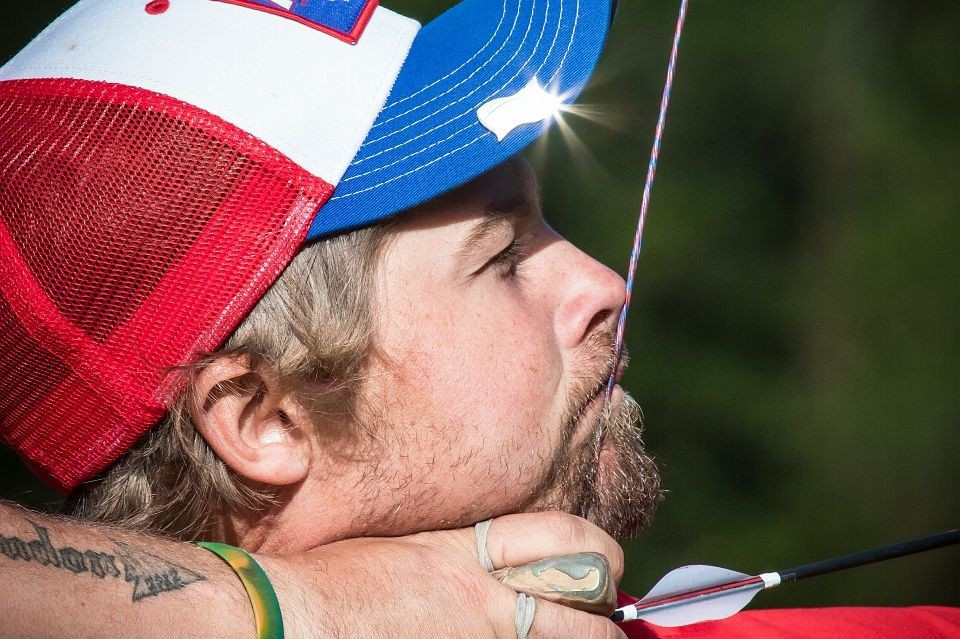 Brady Ellison of the United States claimed the men's individual recurve title ©World Archery