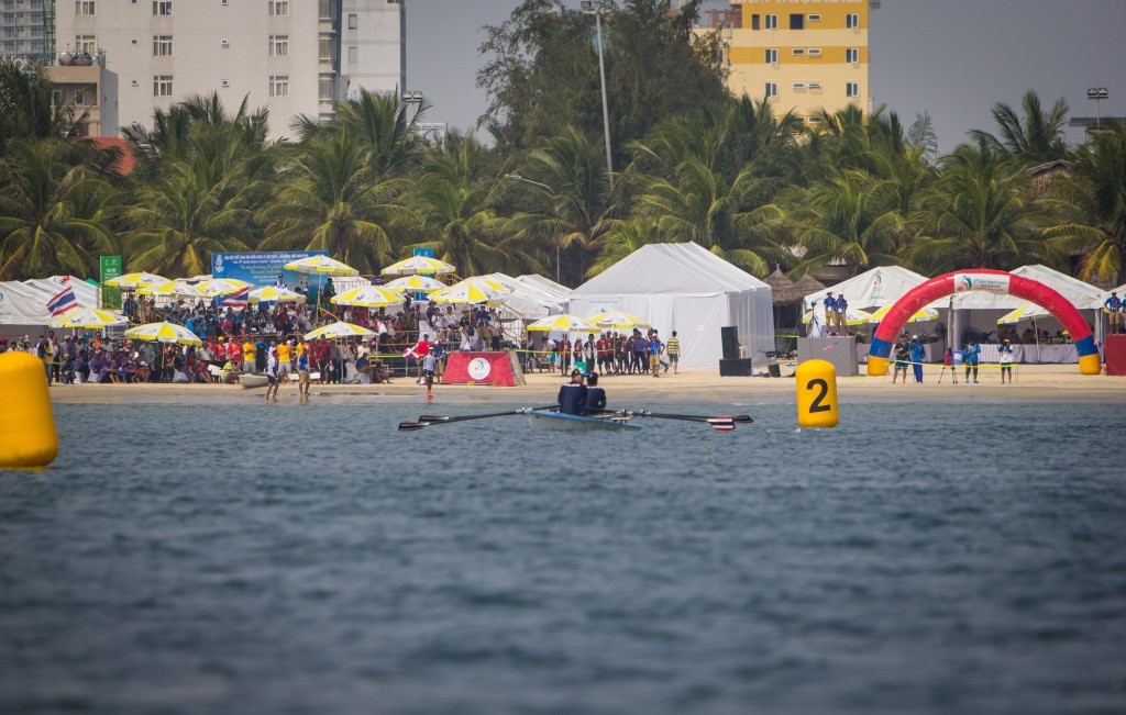 Coastal rowing was one huge success at the Asian Beach Games ©FISA