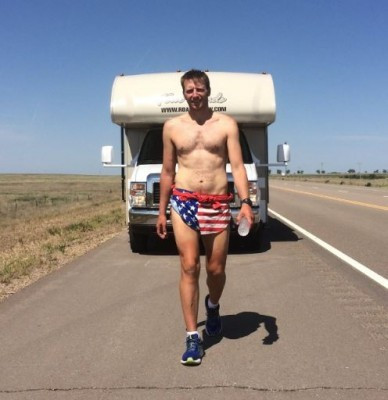 An investigation into an ill-fated attempt by British endurance runner Rob Young to record the fastest Trans-America run claims he cheated ©Facebook