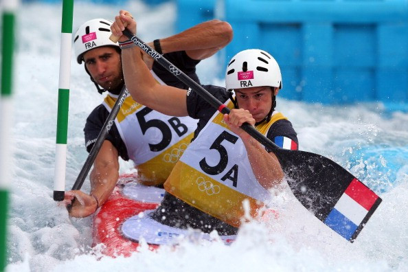 Gauthier Klauss and Matthieu Peche, pictured at London 2012, were other impressive winners today in Prague ©Getty Images