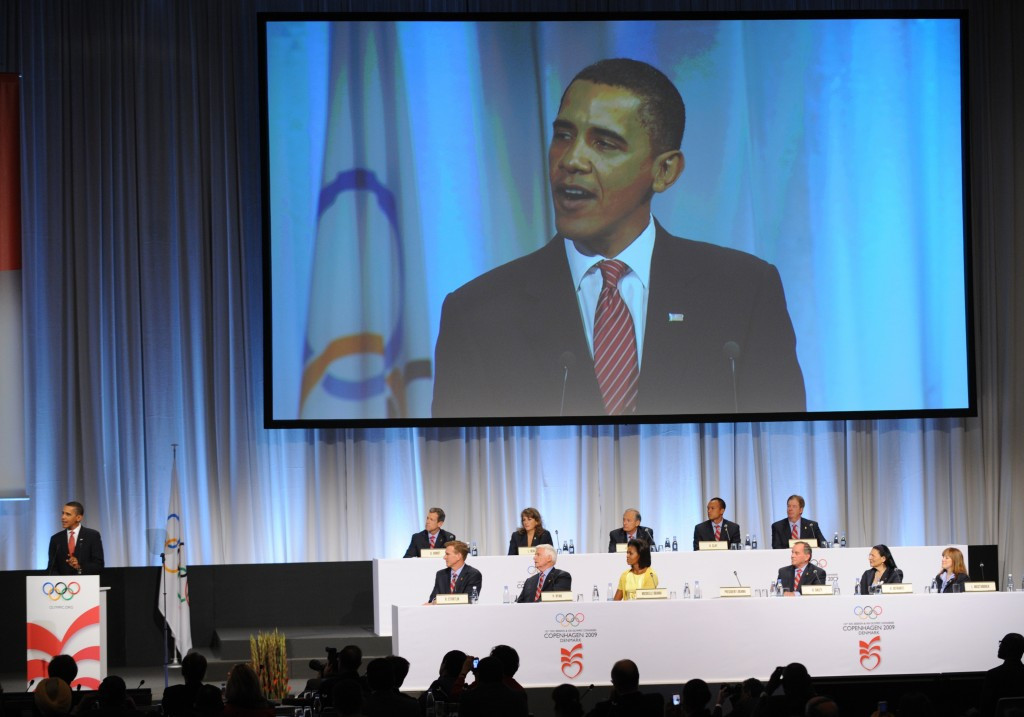 Barack Obama attended the IOC Session at which Chicago failed to land the 2016 Olympics and Paralympics ©Getty Images
