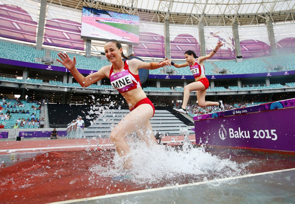 The quality of athletics at the Baku 2015 European Games was low ©Getty Images