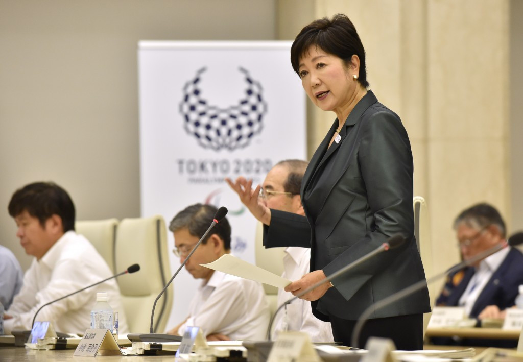 FISA President Jean-Christophe Rolland has held emergency talks with with Tokyo Governor Yuriko Koike following the release of a report which suggested moving venues, including rowing, outside the Japanese capital ©Getty Images