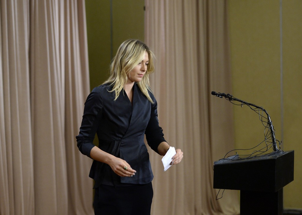 Maria Sharapova's ban has been reduced from two years to 15 months by the CAS ©Getty Images