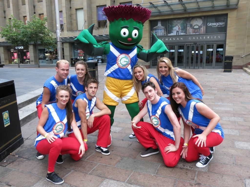 Clyde was a popular figure during Glasgow 2014 ©Glasgow 2014
