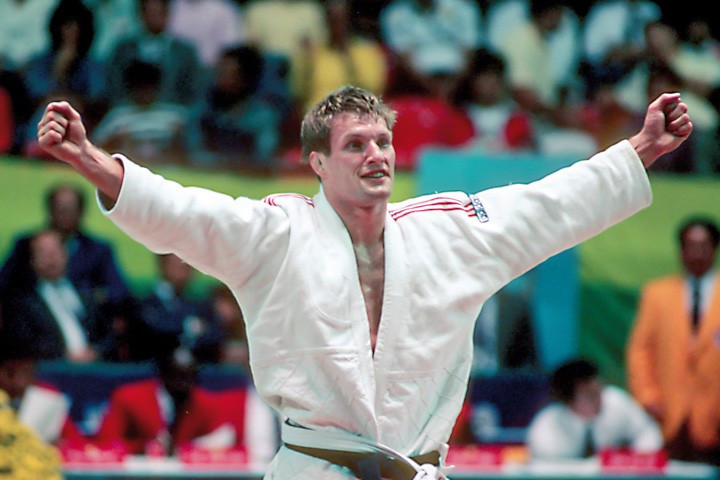 Austria's Peter Seisenbacher became the first judoka to win two consecutive Olympic gold medals with victory at Los Angeles 1984 and Seoul 1988 and also won a World Championship title in 1985 ©IJF