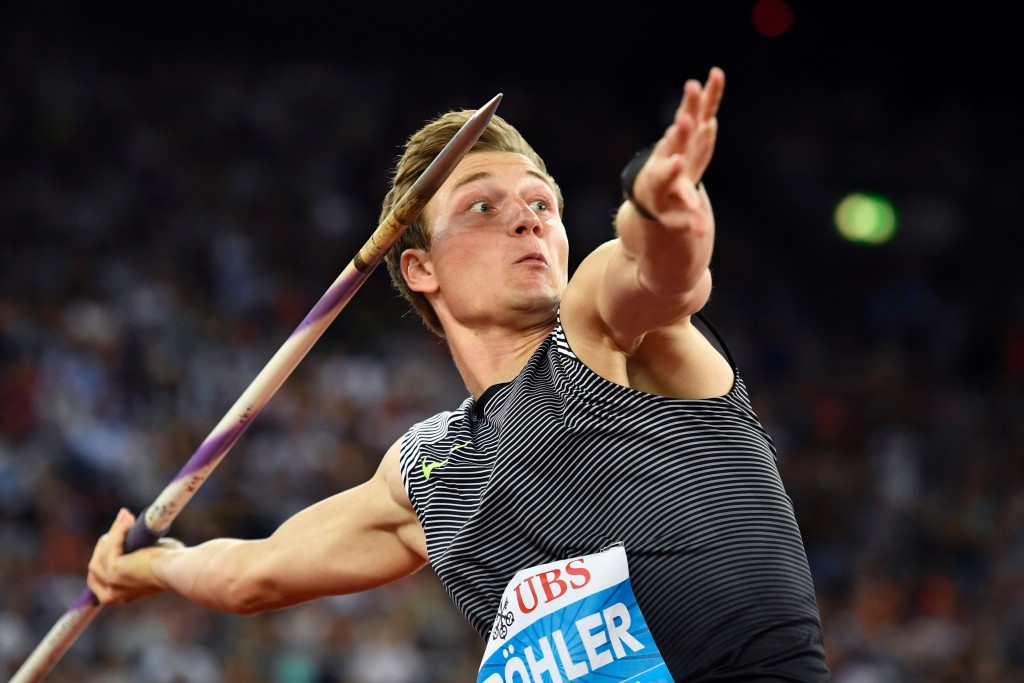 Thomas Röhler of Germany has been named on the shortlist for the men's athlete of the year award ©Getty Images