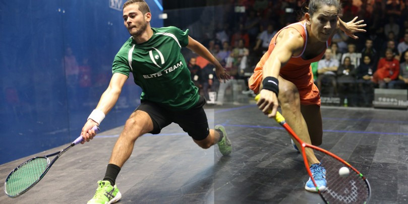 Egypt’s Karim Abdel Gawad and New Zealander Joelle King have been named the PSA players of the month for September after a series of fine results ©PSA