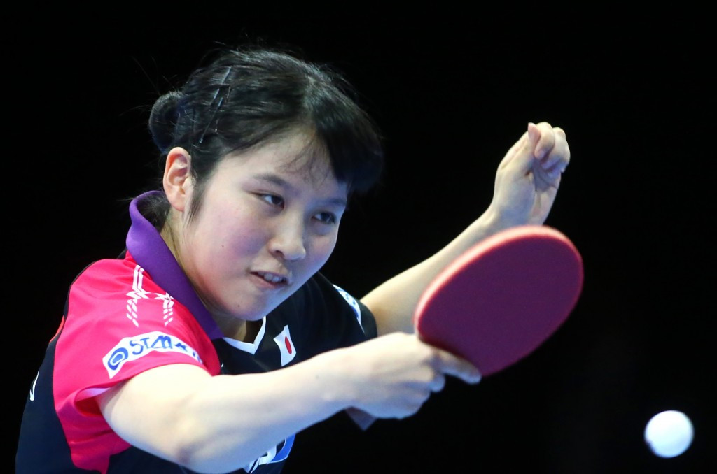 Miu Hirano will face her team-mate Mima Ito in the quarter-final ©Getty Images