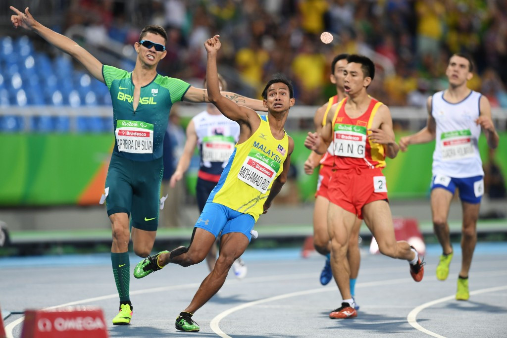Malaysia's Mohamad Ridzuan Mohamad Puzi received MYR 1.02 million for his victory in the men's 100m T36 ©Getty Images