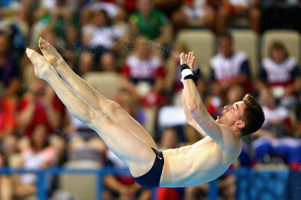 Matthew Lee dominated the men's platform final as Britain won the final two diving golds ©Getty Images