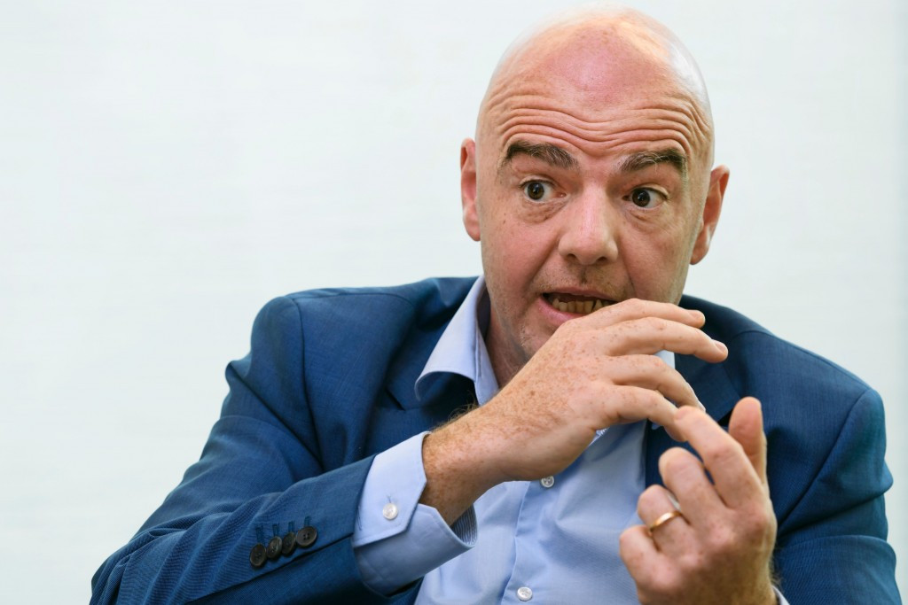 FIFA President Gianni Infantino claims British Olympic football teams would not effect home nations' independence ©Getty Images