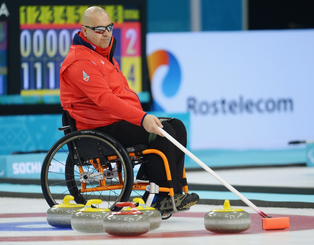 The team of five includes Aileen Neilson’s fellow 2014 Paralympic bronze medallists Angie Malone, Gregor Ewan (pictured) and Robert McPherson as well as Hugh Nibloe ©Getty Images