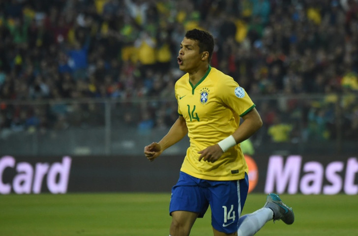 Thiago Silva scored Brazil's opening goal