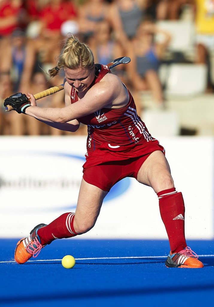 Hollie Webb opened the scoring for Great Britain