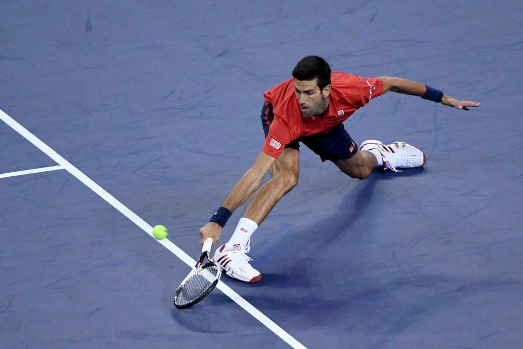 Novak Djokovic eased past Italian Fabio Fognini to progress to the third round of the Shanghai Masters ©Getty Images