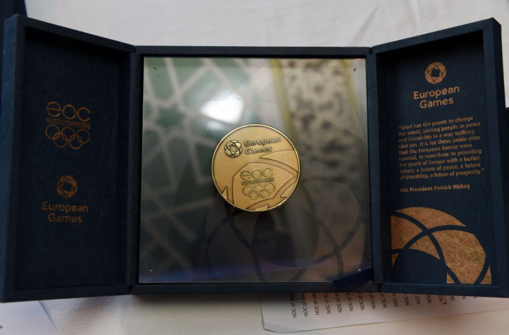 European Olympic Committees award Baku 2015 Chefs de Missions with commemorative medals