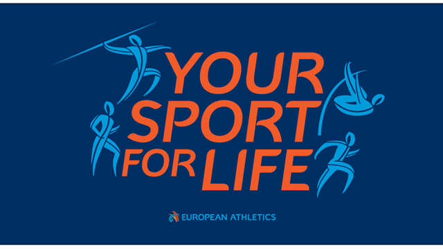 The slogan is described as a short, memorable phrase that summarises European Athletics' brand proposition and positioning ©European Athletics