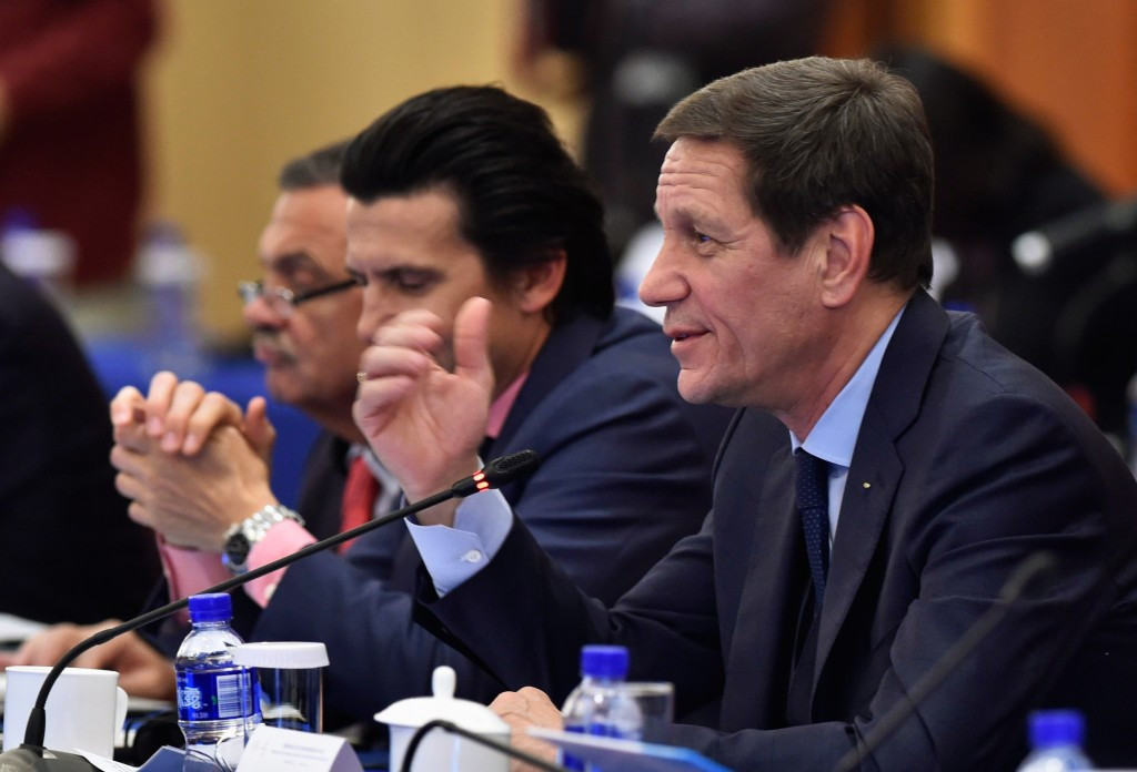 Alexander Zhukov only attended the opening day of the first Beijing 2022 IOC Coordination Commission as he returned home to attend a meeting with Russian President Vladimir Putin ©Getty Images