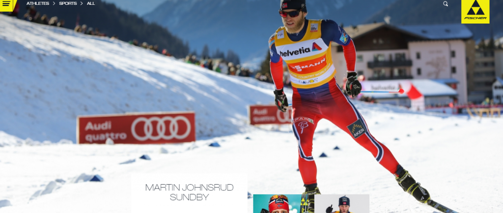 Martin Johnsrud Sundby is one of many leading cross-country skiers to be supported by equipment provider, Fischer ©Fischer