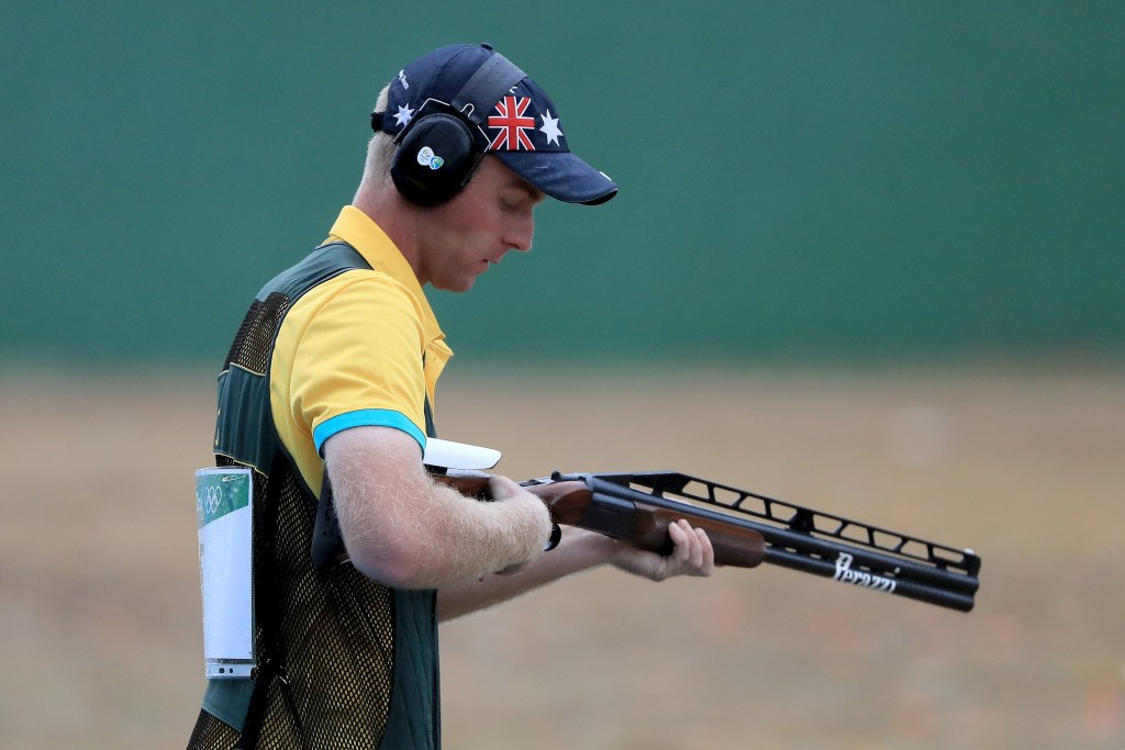 Australia's James Willett won the men's double trap competition ©Getty Images