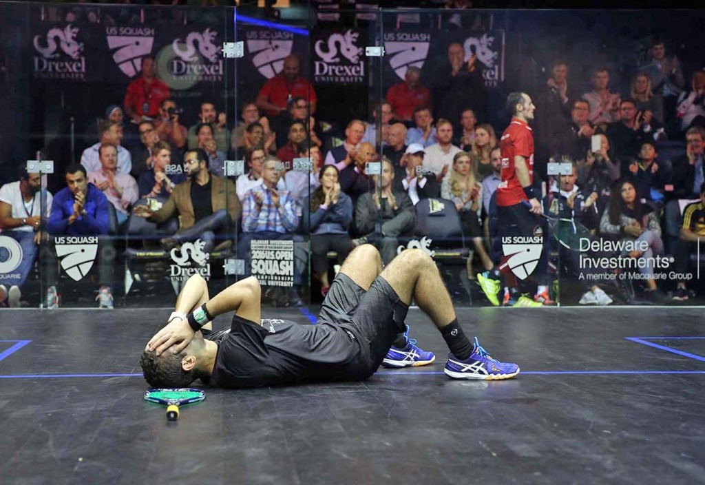 Karim Abdel Gawad (pictured) beat defending champion Gregory Gaultier of France ©PSA