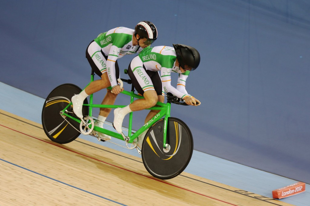 Sport Ireland and Cycling Ireland have banned Paracyclist James Brown (left) for two years after he breached their Anti-Doping Rules ©Getty Images