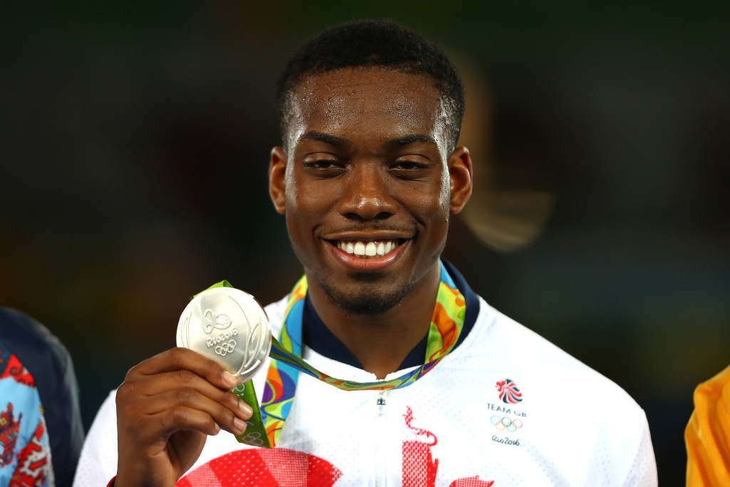 Olympic taekwondo silver medallist Lutalo Muhammad was present for the signing of the agreement ©Getty Images