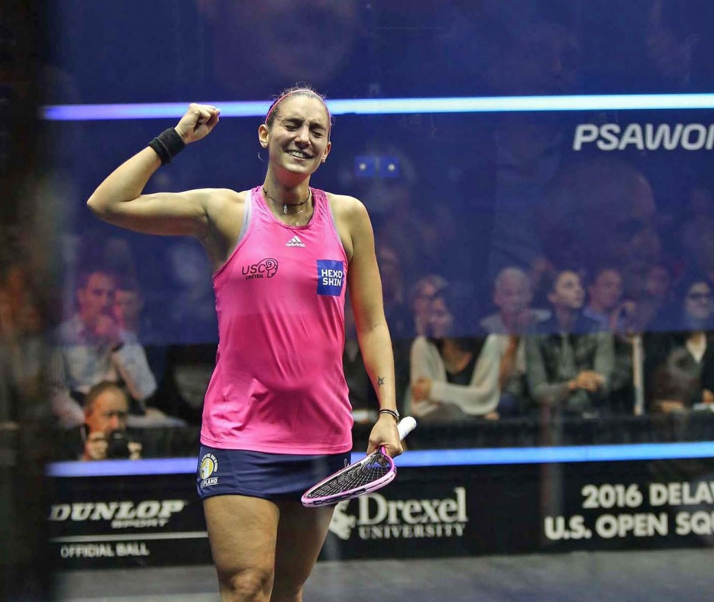 France’s Camille Serme secured her first appearance in a major final since winning the British Open in 2015 ©PSA