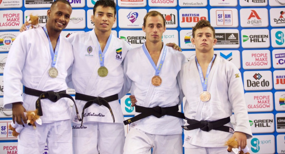 Brazil earned double gold in men's competitions in Glasgow ©EJU