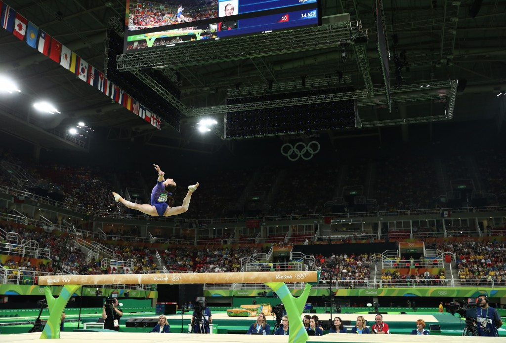 A 3D judging system could eventually be deployed at gymnastics competitions ©Getty Images
