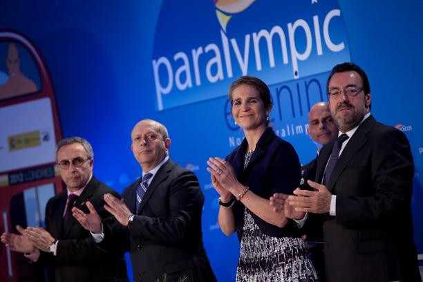 The Spanish Paralympic Committee President Miguel Carballeda (right) has been awarded the ‘Infanta Sofia’ award ©Getty Images