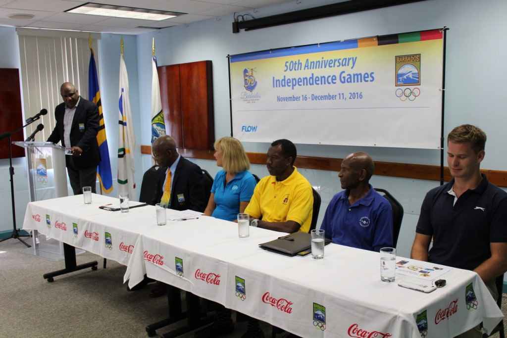The chairman of the Games Committee, Trevor Browne (left), said there are 22 National Federations scheduled to participate in the event ©BOA