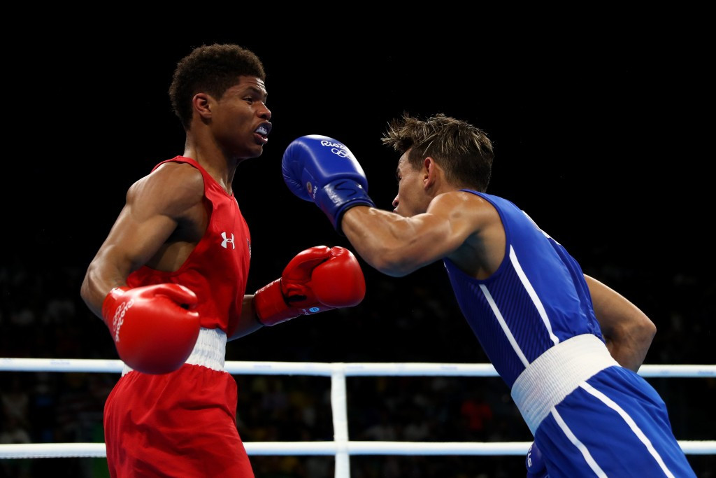 The United States’ Shakur Stevenson (left) and Cuba's Robeisy Ramirez are among the Rio 2016 medallists to have competed at the Championships ©Getty Images