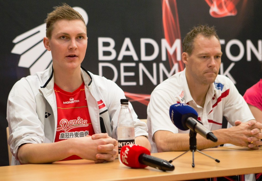 Viktor Axelsen tackled a press conference ahead of the main draw beginning tomorrow ©BWF