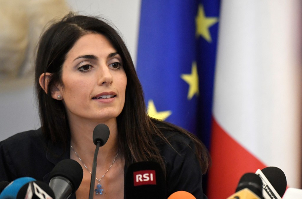 Rome Mayor Virginia Raggi withdrew the city's support for the 2024 Olympic and Paralympic Games bid last month ©Getty Images