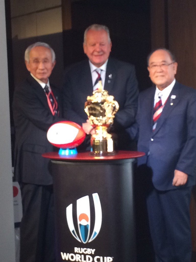 World Rugby chairman Bill Beaumont urged Japan to "work extremely hard" on the legacy programme for the 2019 World Cup ©Twitter