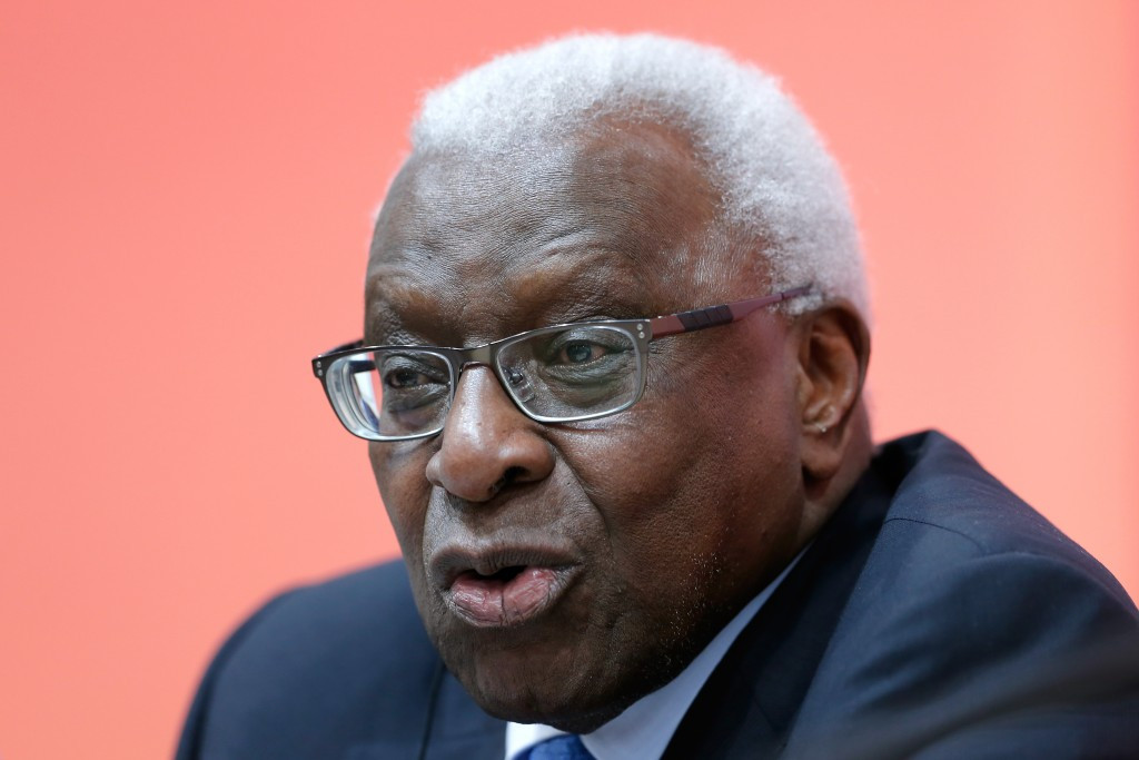 Habib Cissé was former President Lamine Diack's (pictured) legal adviser at the IAAF ©Getty Images 