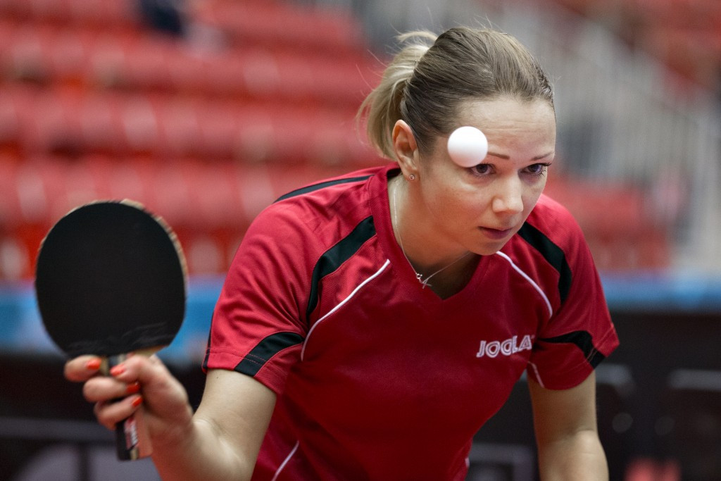 Former champion Ruta Paskauskiene of Lithuania has been knocked out of the women’s singles competition at the European Table Tennis Championships in Budapest ©ITTF/Rémy Gros