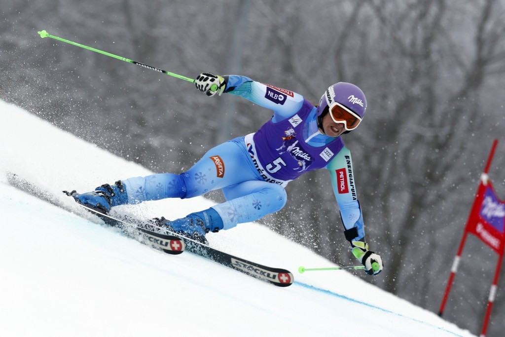 Two years ago at the 2014 Sochi Winter Olympics, Tina Maze claimed two gold medals in the women's downhill and giant slalom events ©Getty Images