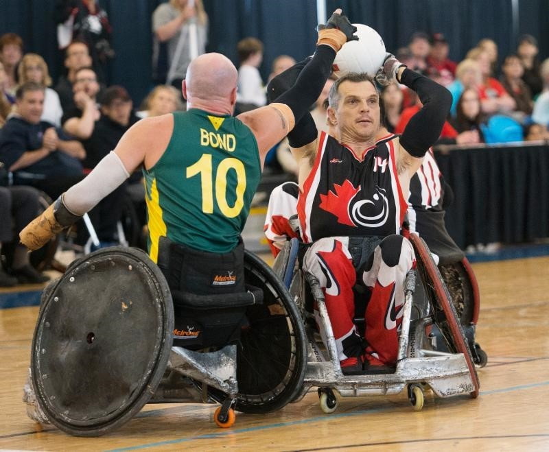 Canadian wheelchair rugby player David Willsie was an inspiration behind the fundraising ©CWSA