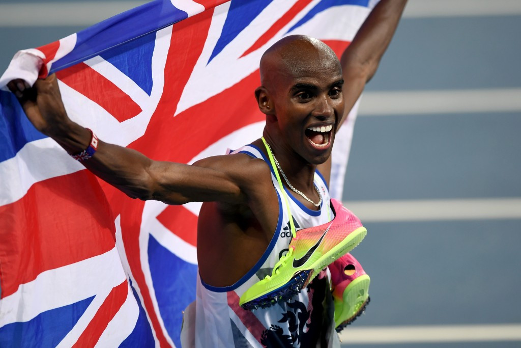 Russell Glenister, the chief executive of SnapRapid, believes the strength of their social connectivity will boost the earnings of athletes like Mo Farah (pictured) through sponsorship and endorsement deals ©Getty Images