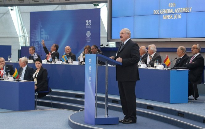 Belarus President Alexander Lukashenko has confirmed Minsk will host the 2019 European Games ©President of Belarus