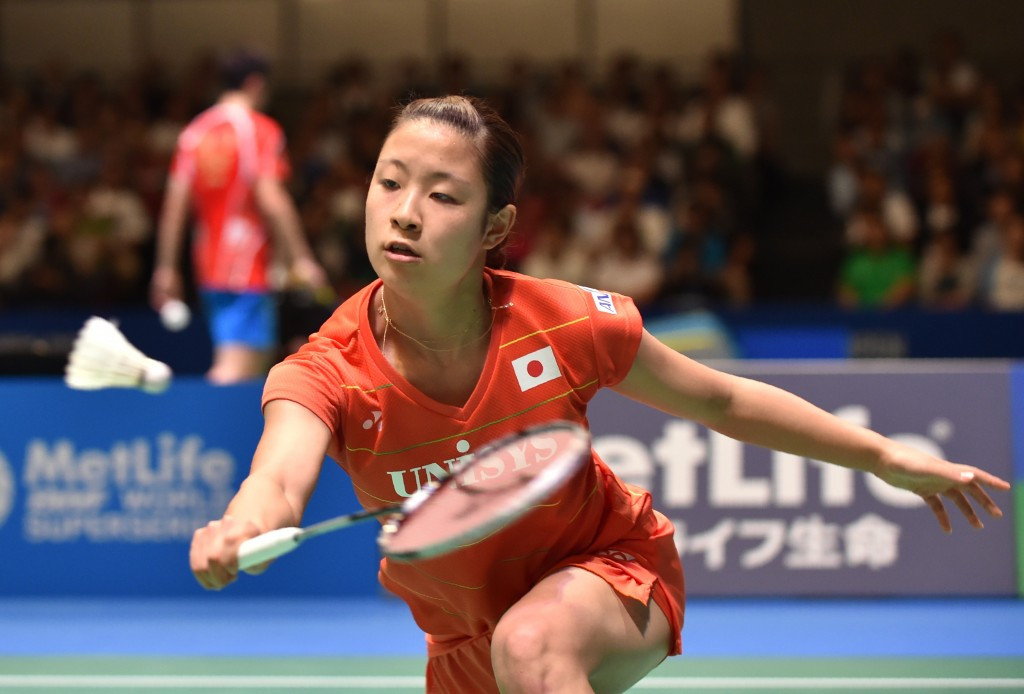 Japan's Nozomi Okuhara crashed out of the women's singles competition ©Getty Images