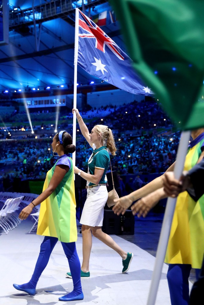 Rower Kim Brennan, who carried the Australian  flag at the Closing Ceremony of Rio 2016, will serve as deputy chair of the AOC Athletes' Commission ©Getty Images