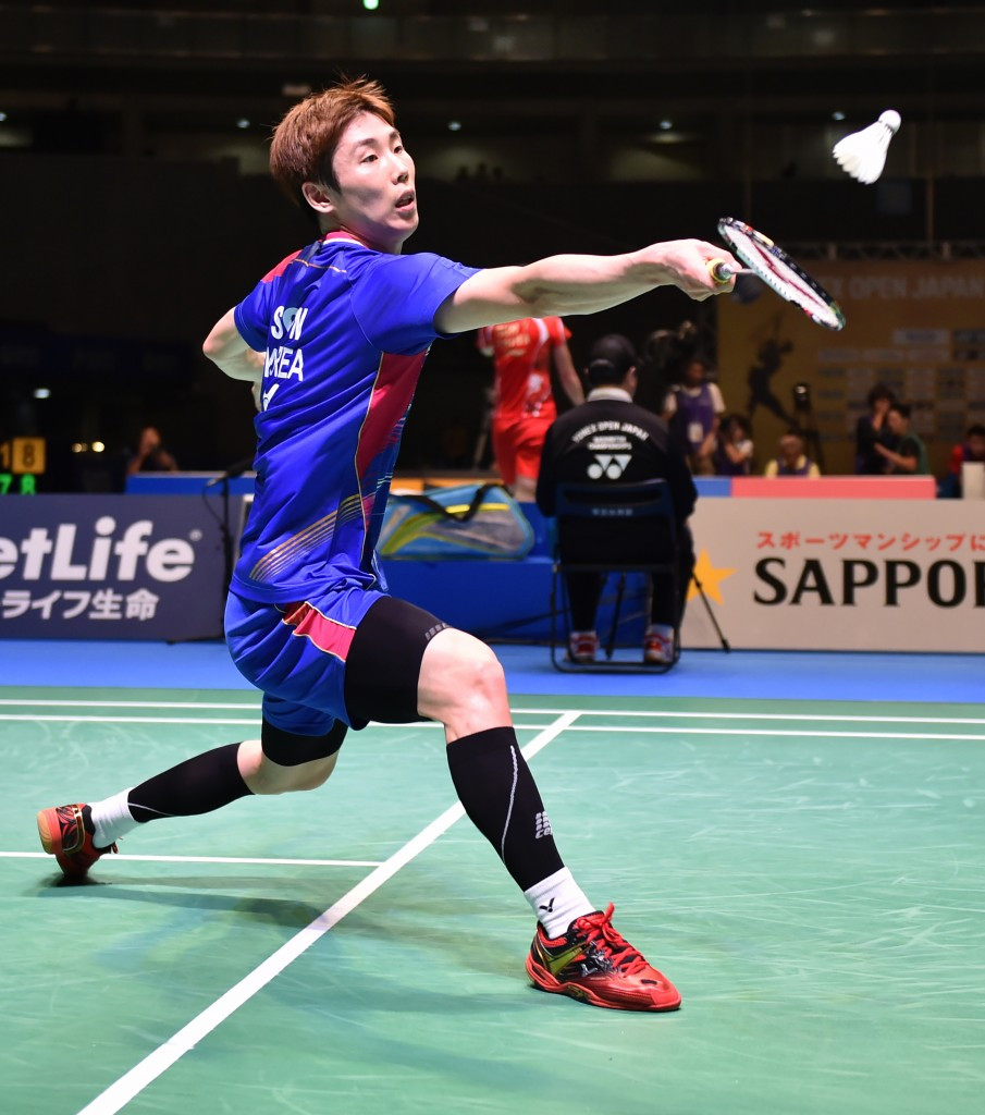 South Korea's Son Wan Ho will contest the men's singles final ©Getty Images