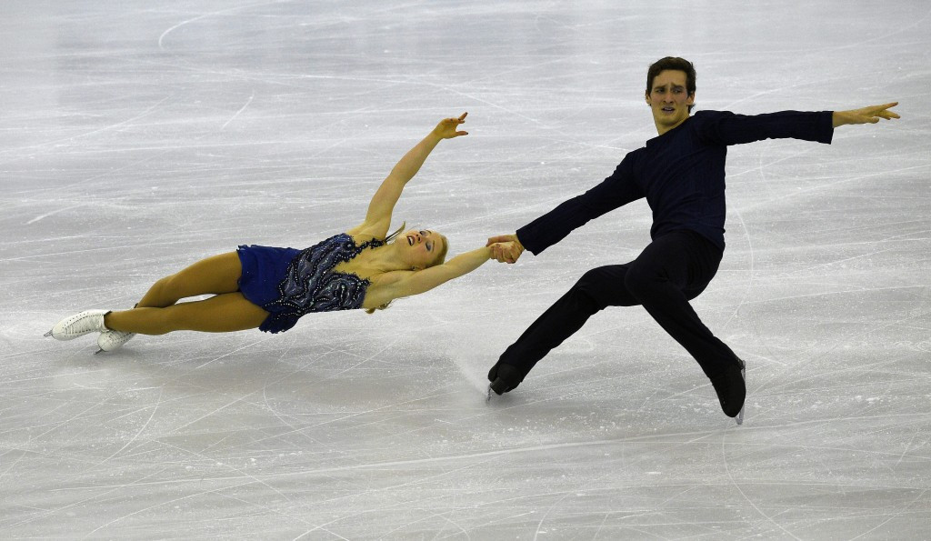 Julianne Seguin and Charlie Bilodeau of Canada secured their maiden International Skating Union Grand Prix of Figure Skating gold medal ©Getty Images