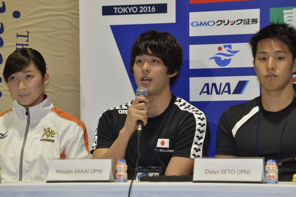 Masato Sakai and Daiya Seto will be among the leading Japanese swimmers competing in a home pool ©FINA